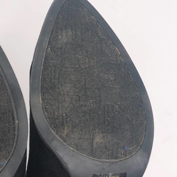 UNISA Womens Black Suede Embroidered Sz 8.5 BOOTIES Ankle Boots - Picture 8 of 11